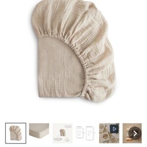 Mushie Muslin Sheets